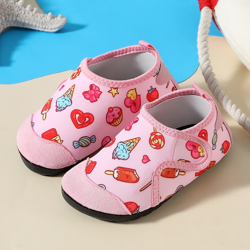 Mode Sandalen Cartoon Niedlich Vielseitig Strandschuh Rutschfest Weiche Sohle Komfort Mädchenschuhe Flach Schnelltrocknend Neue Jungen Wanderschuhe