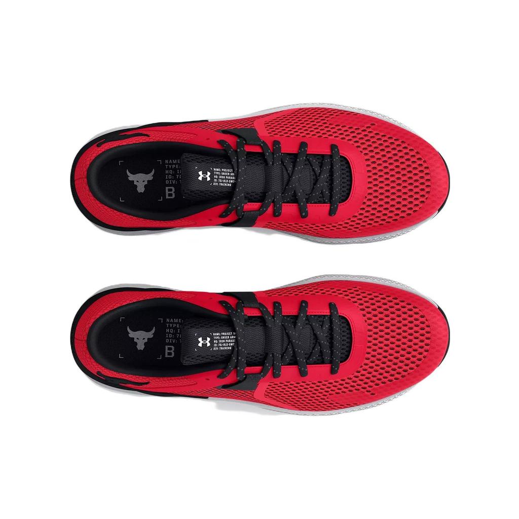 Under Armour Project Rock BSR 2 Radio Red Unisex Sneakers White 3025081-600