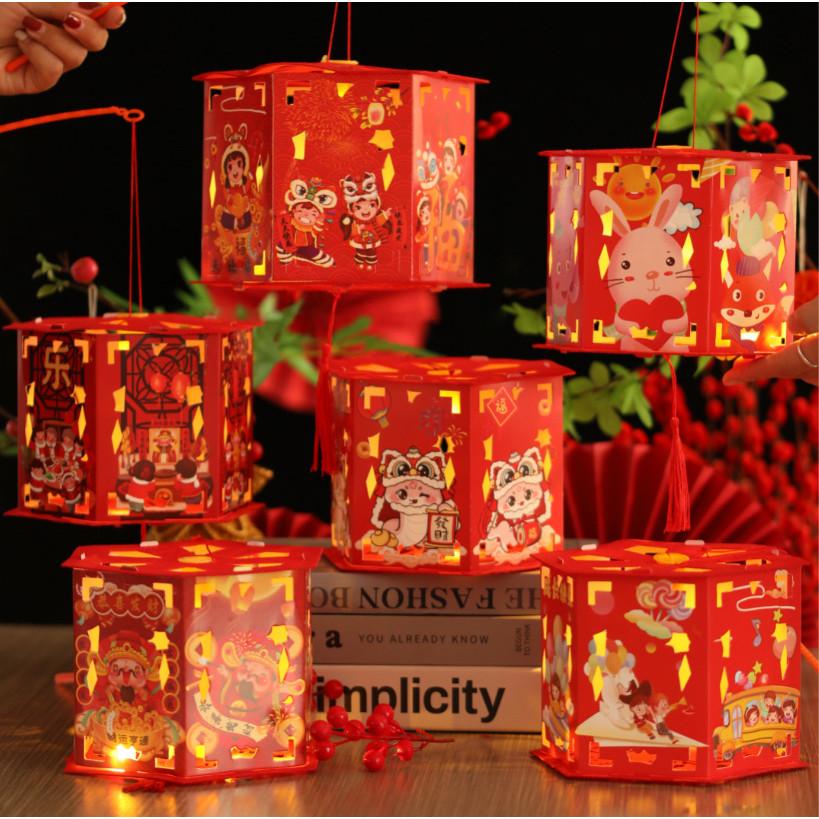 Delightful Paper Lanterns For New Year Celebrations Enchanting Red Led Light Displays