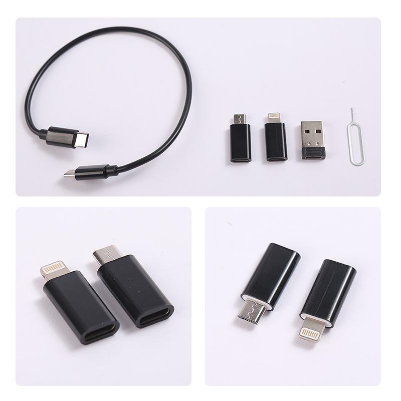 60W Fast Charging Multifunctional Android USB Data Cable with Storage Box