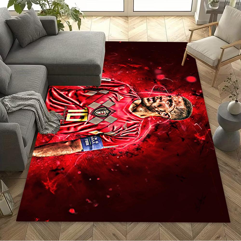 Belgian Football Star Floor Mat Design for Outdoor Living Rooms Hallway Balcony Anti-slip Rug Office home decor Gift for Festivals