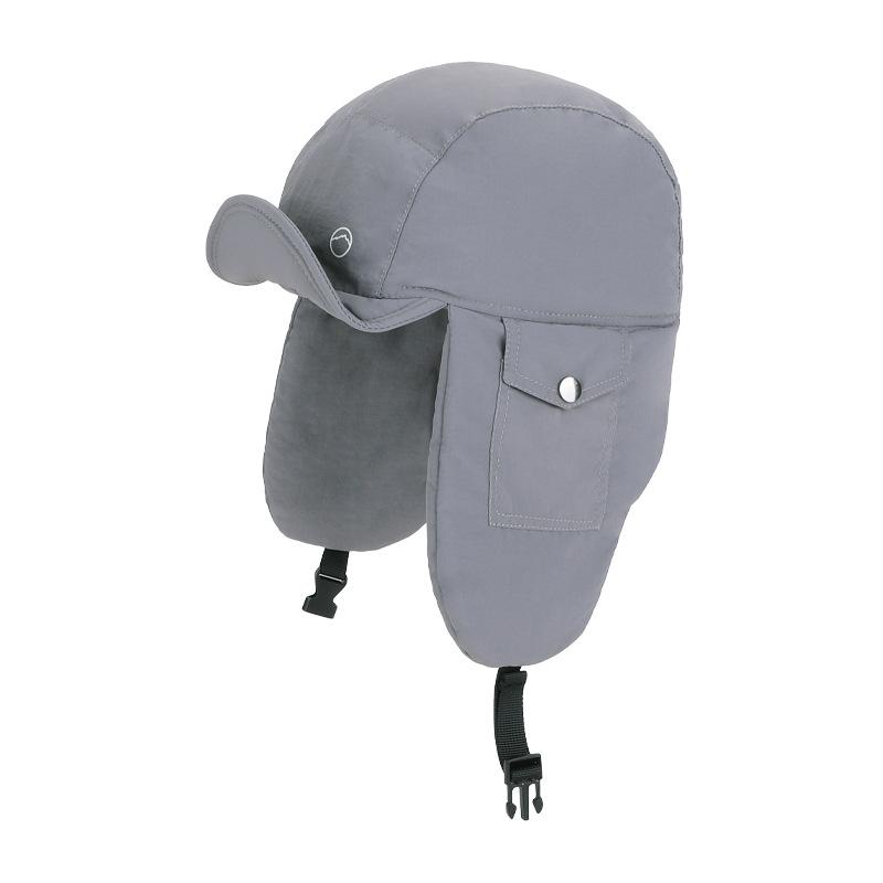 Căciulă Caldă de Bumbac de Iarnă pentru Femei, pentru Ciclism în Aer Liber, Rezistentă la Vânt, cu Protecție pentru Urechi, Căciulă Bomber pentru Cap Mare