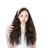 Wigs Women's Long Hair Corn Perm Headband Half Head Net Red Goods Integrated Non-trace Wool Roll Wig Set