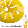 Wasp Trap -4Pcs Wasp Trap,Yellow Wasp Traps,Wasps Hornet Fruit Fly Trap Bee Shape Flying Wasp Traps