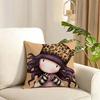 Suzanne Woolcott santoro Gorjuss Cushion Cover Reversible Plush Pillow Cover Soft Fluffy Home Decor for Sofa Bedroom