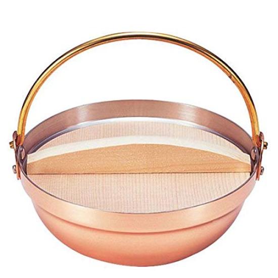 

Shinko Metal Copper 14cm Magokoro Tiered Double-Handled Pot, (A) Single-Serving Pot, S-5003