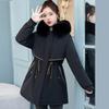Korean version, women's cotton-padded clothes have removable liners, cotton-padded clothes are thickened to keep warm, and winter coats are trendy.
