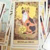 El Tarot De Los Gatos Cards 78 Cartas Del Tarot Spanish Edition Cats Rule Earth Divination Deck Borad Playing Games