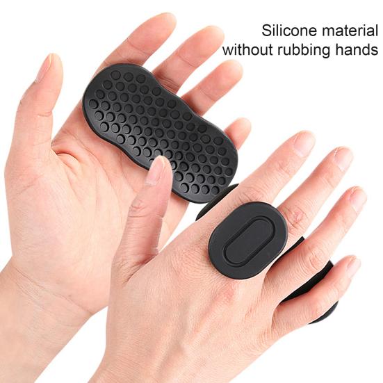 1 Paar Anti-Rutsch Silikon Trainingsgriffe Männer Frauen Handflächenschutz Gewicht
