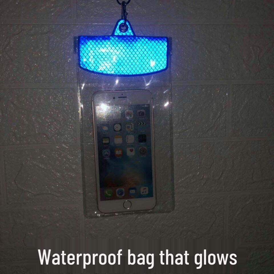 Waterproof TPU Phone Bag with Touchscreen & Reflective Design for Safer Food Delivery Couriers. In Stock.