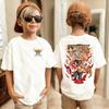 One Piece Japanese Anime Printed Mens TShirt Roronoa Zoro Boy Childrens Harajuku Short Sleeve Kids Luffy Tshirt Clothing