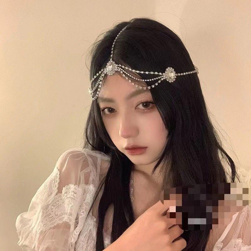 Ancient Style Elf Hair Accessories Multilayer Tassel Headwear For Women Girls Princess Tassel Hair Accessories