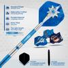 CyeeLife Plastic Tip Dart Arrows Tungsten 3 Points Tungsten Soft Professional Dart Set with Shaft and Tip 90% 90% Darts, Flight,