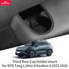 Smabee for BYD Tang L/Atto 8/Sealion 8 2025 2026 3rd Row Cup Holder Insert Drinks Shock-Absorbing Storage Tray TPE Car Accessory