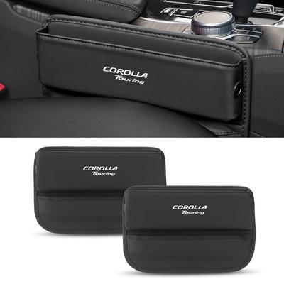 Corolla Seat Side Pockets with Exclusive Corolla Touring Car Storage Boxes for Gap Prevents Seats from Stores Small Includes Charging Convenient Car