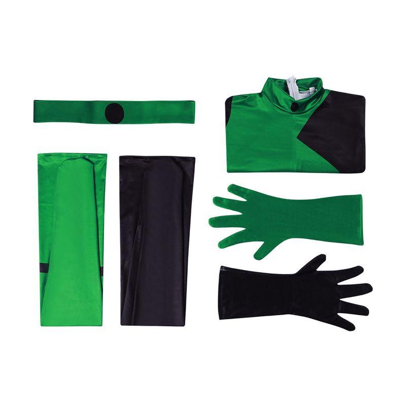 Spicy Girl Cosplay Costume Spicy Girl Shego Swimsuit Jumpsuit Halloween Role-Playing Costume Xiguo Swimsuit Children 110