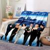 Cozy F-Friends Comedy Movie Characters Flannel Blanket for Beds Room Decoration Picnic - Customizable Gift Blanket