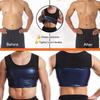 Men's Sweat Sauna Vest Slimming Tank Top Fitness Body Shaper Compression Shirt for Workout Training and Weight Loss Support