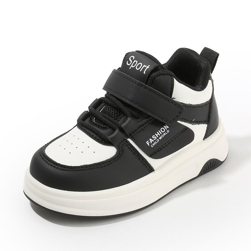 Children's Sports Shoes - New Spring/Autumn Arrival, High-Top White Sneakers for Girls, Casual Skate Shoes for Boys, Soft-Soled Shoes for Toddlers