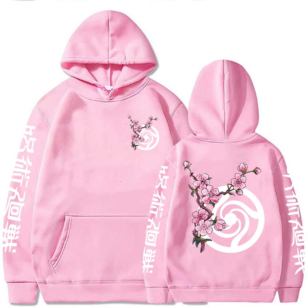 Jujutsu Kaisen Japan Anime Gojou Satoru Graphic Hoodies Oversized Hooded Sweatshirt Long Sleeves Cotton Hoodie Men Women Clothes