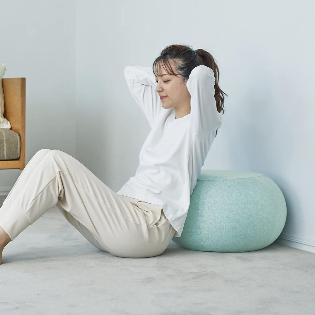 TOFFY Balance Cushion Posture Core Interior Abdominal Mint BC01, Sit-to-Workout, Improvement, Strength, Decor, Stool, Ottoman, Fitness, Stretching,