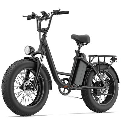 Elektrisches Fahrrad Faltbar Urlife E20 Pro 750W Motor 20" Fettreifen Stadtelektrofahrrad 48V 15.6Ah Doppelscheibenbremsen 7 Gänge LCD Display Max. Belastung 120kg