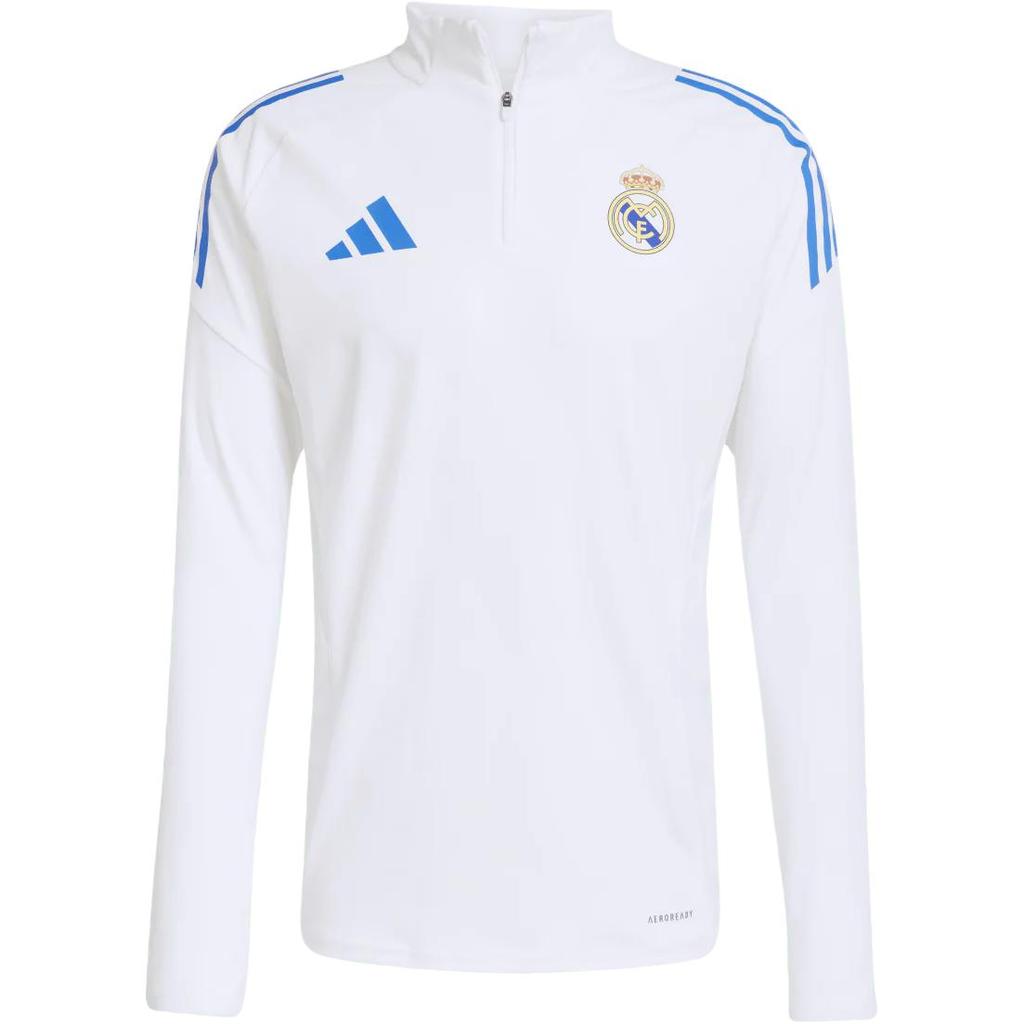 Adidas Real Madrid Tiro 25 Aeroready Stand Collar Fashion Soft Pullover Long Sleeve Sweatshirt Men sweatshirt JP4027
