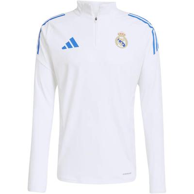 Real Madrid Tiro 25 Aeroready Módní měkká mikina přes hlavu s dlouhým rukávem a stojáčkem pro muže JP4027