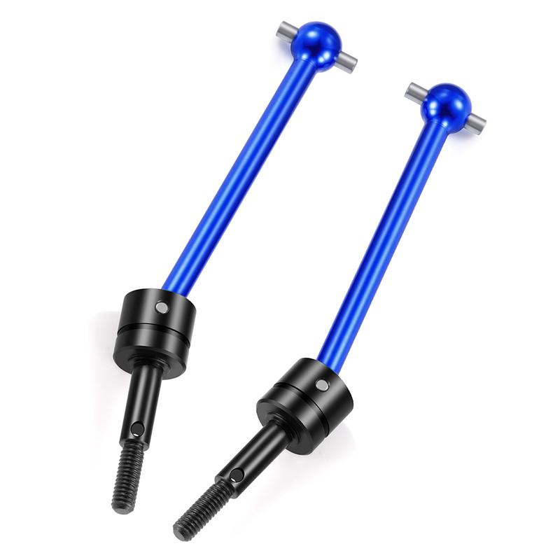TRINOOD 1Pair Steel CVD Drive Shaft Front Rear Universal Dogbone for 1/10 Tamiya TT02B RC Buggy Car Upgrade Parts