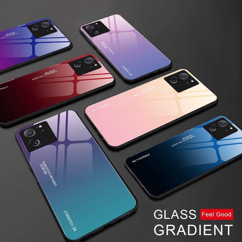 For Xiaomi 13T Pro 11T Pro 5G Case Glass Phone Cover For Xiaomi Mi 13T Pro 13 12T 10T Lite 11T Pro Mi 11 Lite 5G NE Cases