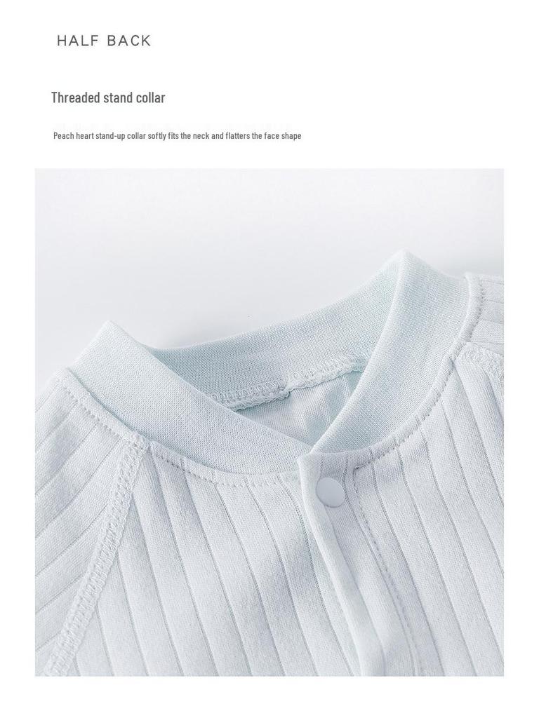 Unisex Baby Romper: Pure Cotton, Four Seasons, Air Conditioned Comfort, Perfect for Spring and Autumn.