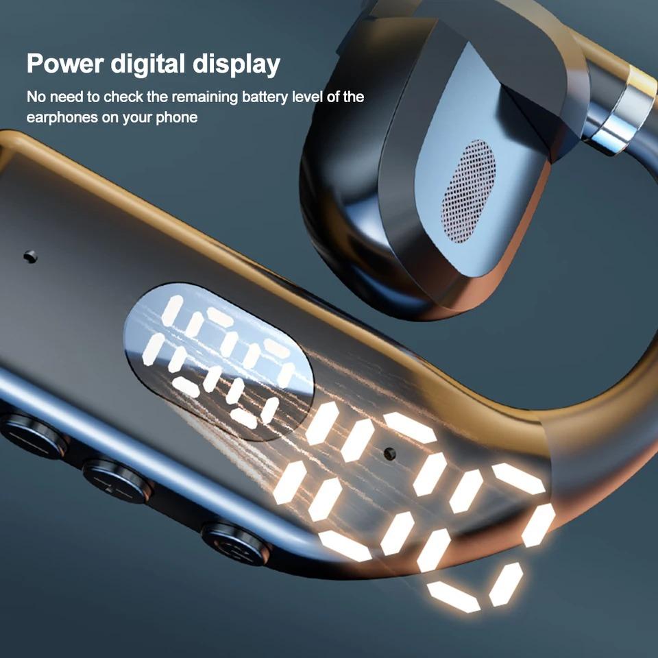 Bezdrátová Bluetooth 5.3 sluchátka s ušním háčkem Hi-Fi stereo sluchátka s potlačením hluku TWS sportovní špunty