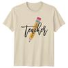 Teacher TShirt Pencil Design Adult Unisex Job Niche Gift Present