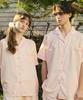 [Pink Zone] Rose Quartz Short Sleeve Collar Pajama Set [Shipped from Korea] 100% Authentic