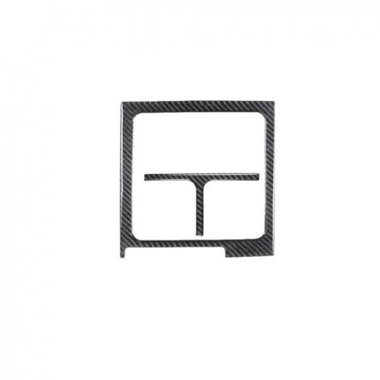 2Pcs Carbon Fiber Floor Console Storage Cover Trim For Toyota FJ Cruiser 2007-14