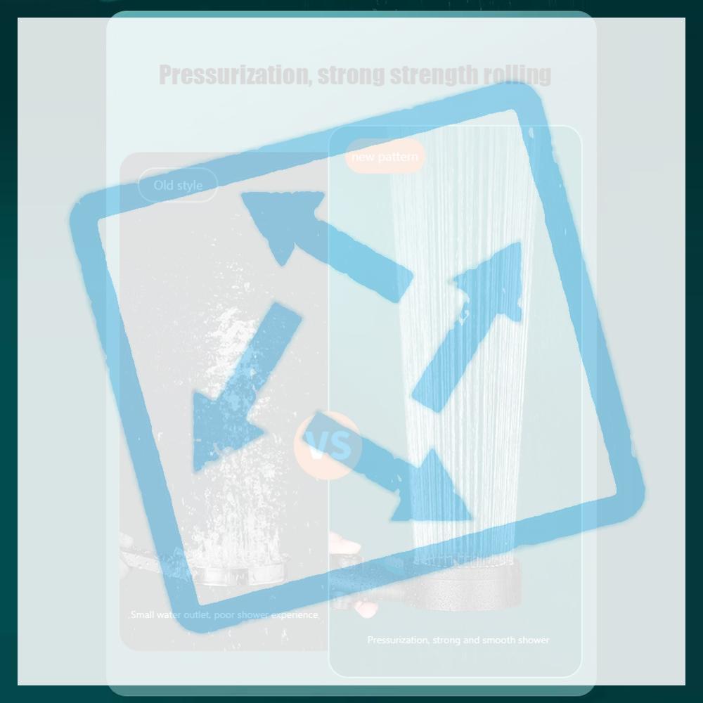 5 Modes Adjustable Shower Head ABS Spa Shower Head for Home Bathroom Accessories