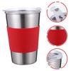 Kids Stainless Steel Sippy Cup With Straw Lid 500ml