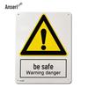 Ansai Rui Plastic Caution Safety Warning Sign