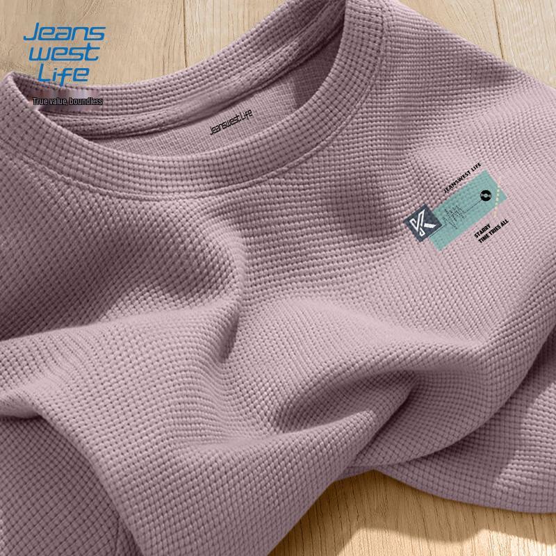 Jeanswest Life Men s Waffle-Knit Short-Sleeve T-Shirt XL