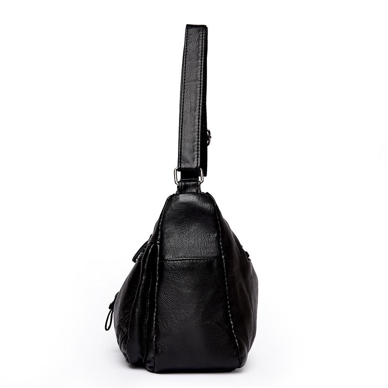 Dameveske Mor Crossbody-veske Stor kapasitet Flerroms Skulderveske