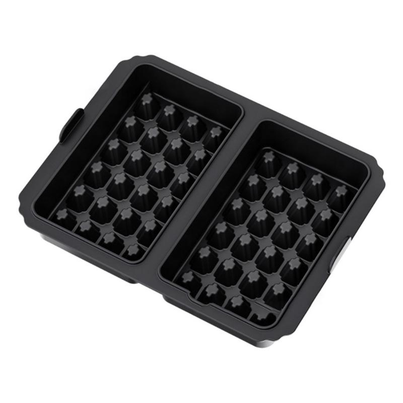 Air Fryers Compatible Waffle Pan Silicone Bakeware with Small Handle Oven Safe Waffle Molds Suitable for Easy Removal