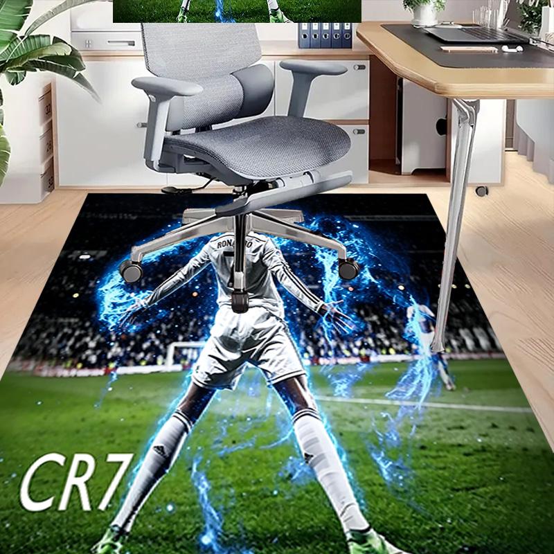 Elektrischer Cr7 Jubiläums Teppich für Spielzimmer Schlafzimmer Wohnzimmer Sofa Heimdeko Kinder Spielbereich Teppich Rutschfeste Bodenmatte