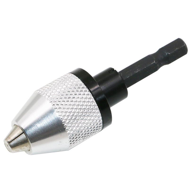 Aluminum Alloy Electric Grinder Chuck, 0.3-6.0mm Clamping Range, for Small Electric Grinders
