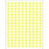 10 Colors Mixed Polka Dot Round Label Stickers: Small & Large, Red, Yellow, Blue, Green, Pink, White, Black, Orange