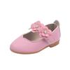 Kinder-Blumen-Pumps mit weicher Sohle: Modische Prinzessinnen-Leder-Schuhe für Mädchen für Frühling/Herbst