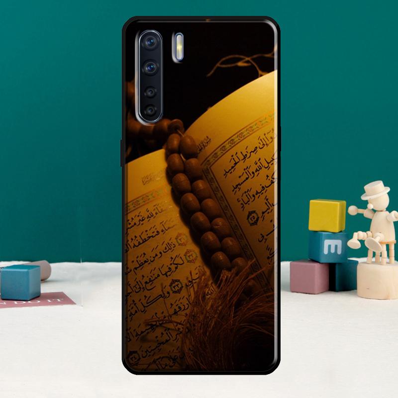 Islamic Book Arabic Quran Muslim Phone Case For Oppo A17 A18 A38 A58 A78 A98 A79 A40 A60 A80 A16 A76 A96 A15 A74 A94 A54 A77
