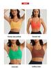 Women's Cross-Back Sports Bra with Thin Straps - Shock-Absorbing and Comfortable Yoga Fitness Wear with One-Piece Cup