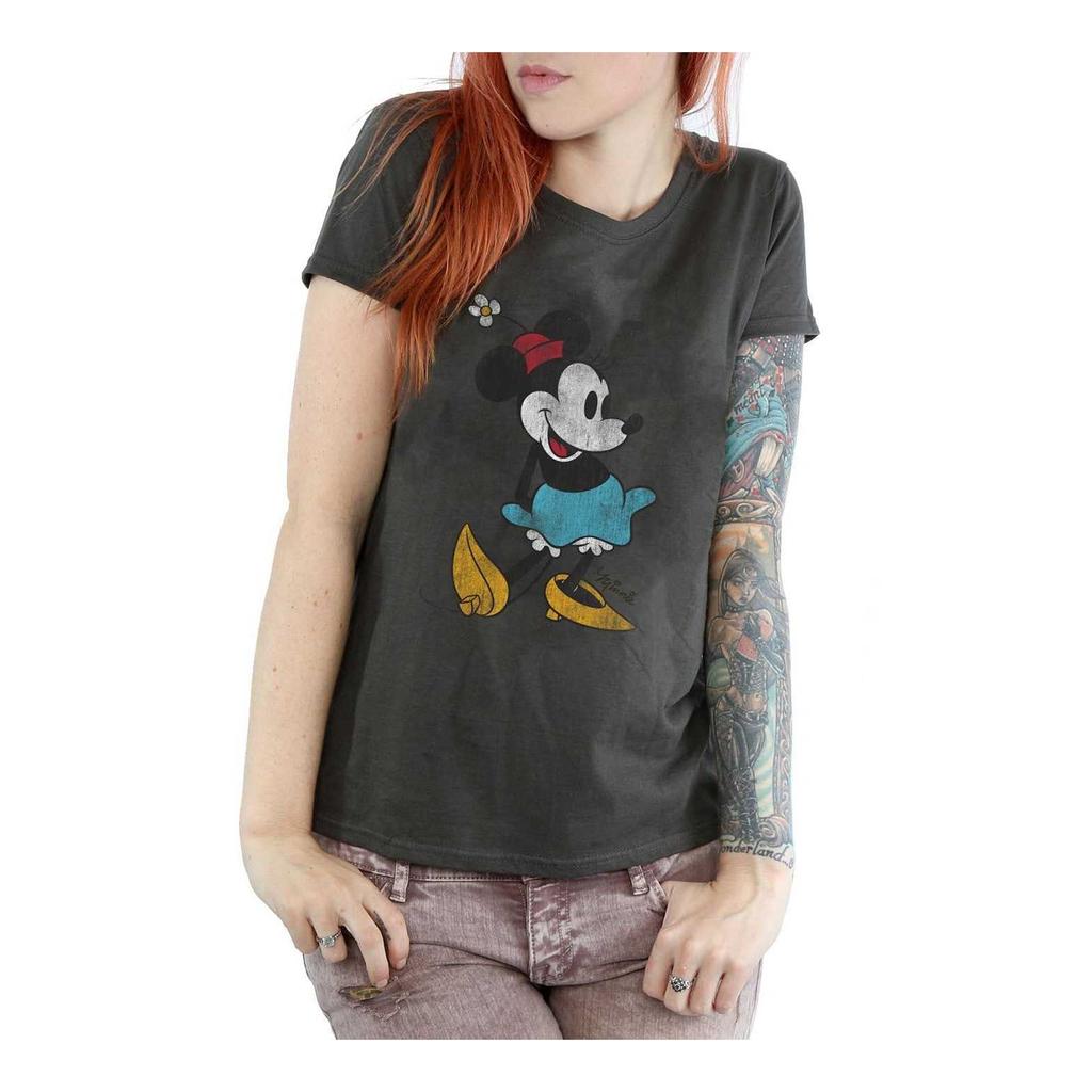 Disney Womens/Ladies Classic Minnie Mouse Cotton T-Shirt