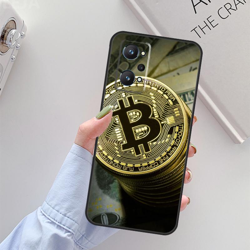 Bitcoin BTC For Realme 11 10 12 13 14 Pro Plus GT 5 6 6T GT7 Pro C67 C61 C53 C51 C21Y C25S C55 C75 Case