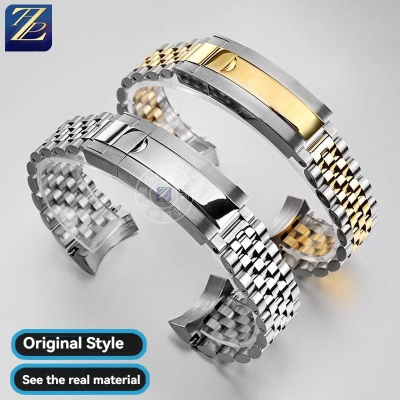 21mm 22mm Solid Curved End Metal Watch Chain for Tudor Black Bay 41mm M7941A M7941A1AONU M79543 Stainless Steel Watch Strap Band